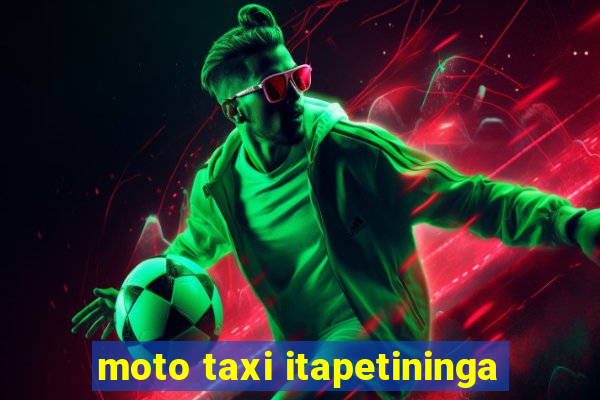 moto taxi itapetininga